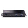 StarTech Hub Industrial de 7 Puertos USB 3.2 Gen 2 (10 Gbps) USB-A y USB-C Negro