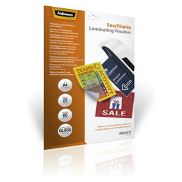 Fellowes Fundas para plastificar A4 Brillo 80 micras