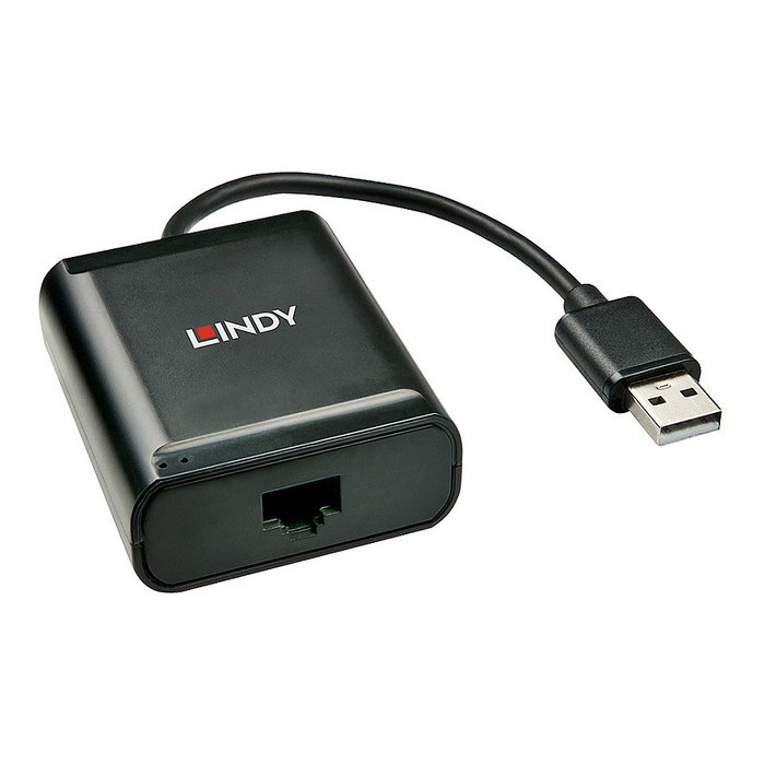 Lindy Extensor USB 2.0 Cat.6 de 4 Puertos hasta 60m Negro Lindy Extensor USB 2.0 Cat.6 de 4 Puertos hasta 60m Negro