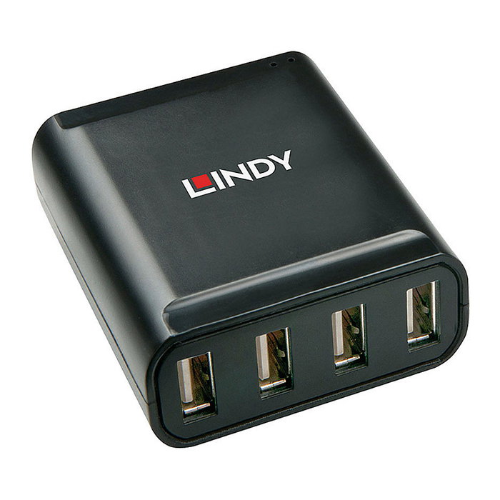 Lindy Extensor USB 2.0 Cat.6 de 4 Puertos hasta 60m Negro Lindy Extensor USB 2.0 Cat.6 de 4 Puertos hasta 60m Negro