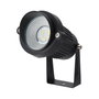 Foco LED con Pincho Jardín 5W RGBW Negro con Mando a Distancia