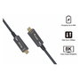 Equip 119469 Cable USB-C 3.2 a USB-C 8K PD 60W 15m Negro