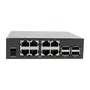 Eaton Tripp Lite B093-008-2E4U-M Servidor de Consola / Conmutador KVM para Rack con 4 Puertos USB y 10 Puertos Ethernet LAN (RJ-45), Autenticación RADIUS LDAP, 100-240V