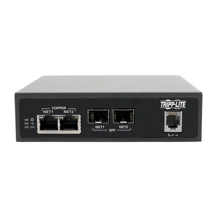 Eaton Tripp Lite B093-008-2E4U-M Servidor de Consola / Conmutador KVM para Rack con 4 Puertos USB y 10 Puertos Ethernet LAN (RJ-45), Autenticación RADIUS LDAP, 100-240V