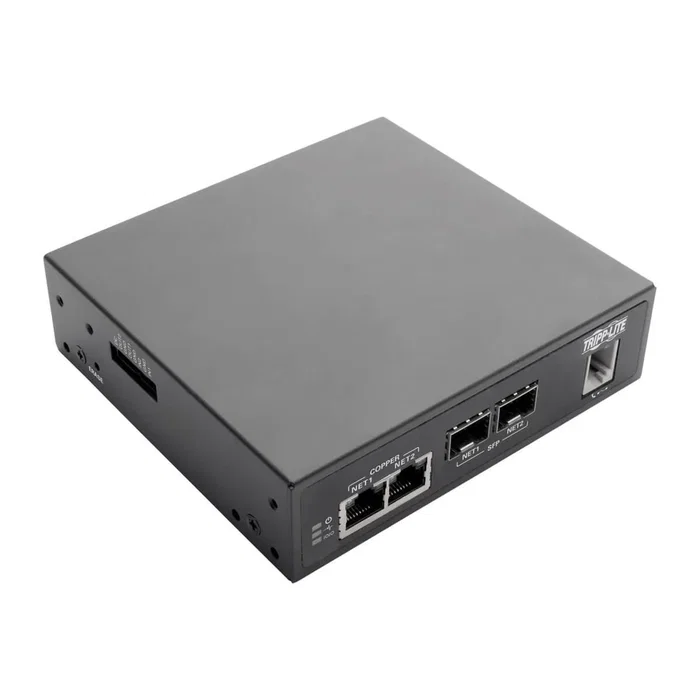 Eaton Tripp Lite B093-008-2E4U-M Servidor de Consola / Conmutador KVM para Rack con 4 Puertos USB y 10 Puertos Ethernet LAN (RJ-45), Autenticación RADIUS LDAP, 100-240V