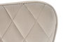 DKD Home Decor Silla de Poliéster y Metal Crema y Plateado
