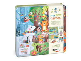 Cayro My First 6 - Juego de Mesa para Niños desde 4 Años con Tangram, Mikado, Parchís, Oca, Dominó y Memory en Español