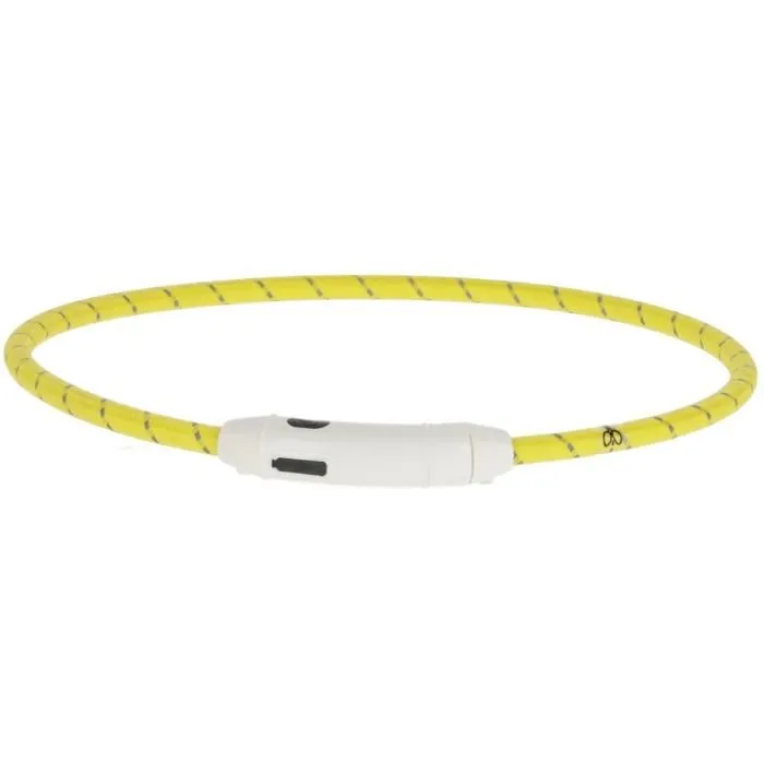 Kerbl Collar LED Maxi Safe - Amarillo - 65 cm x 10 mm - KER4018653211632 Kerbl Collar LED Maxi Safe - Amarillo - 65 cm x 10 mm - KER4018653211632