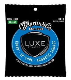 Martin Luxe Kovar Sp Core Extra Light 10-47 Juego Acústica Cuerdas Guitarra