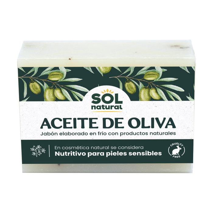 Sol Natural Jabón de Aceite de Oliva 100g - Hidrata y Regenera Pieles Irritadas Sol Natural Jabón de Aceite de Oliva 100g - Hidrata y Regenera Pieles Irritadas