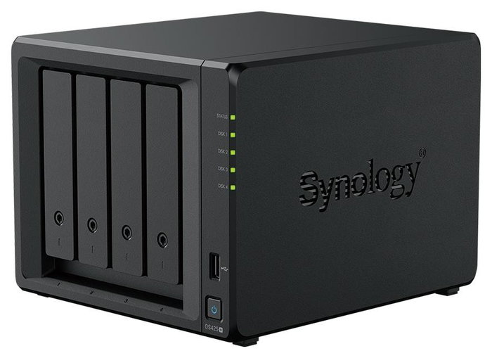 Synology DiskStation DS425+ NAS de 4 bahías, 2 GB RAM Synology DiskStation DS425+ NAS de 4 bahías, 2 GB RAM