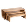 TABLECRAFT - RACA300 - SET de 3 ELEVADORES EN CASCADA - Madera