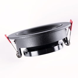 Downlight Circular GU10 Sin Portalámparas/Bombilla - Negro