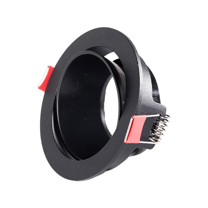 LUM Downlight Circular GU10 Sin Bombilla Negro Aro Empotrado LED [LUM-YC396A16]