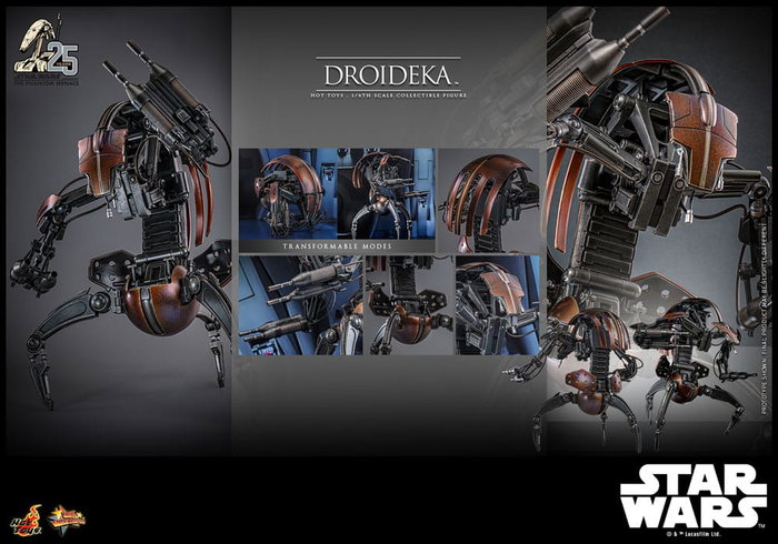 Star Wars Episode I Figura Movie Masterpiece 1/6 Droideka 27 cm Star Wars Episode I Figura Movie Masterpiece 1/6 Droideka 27 cm