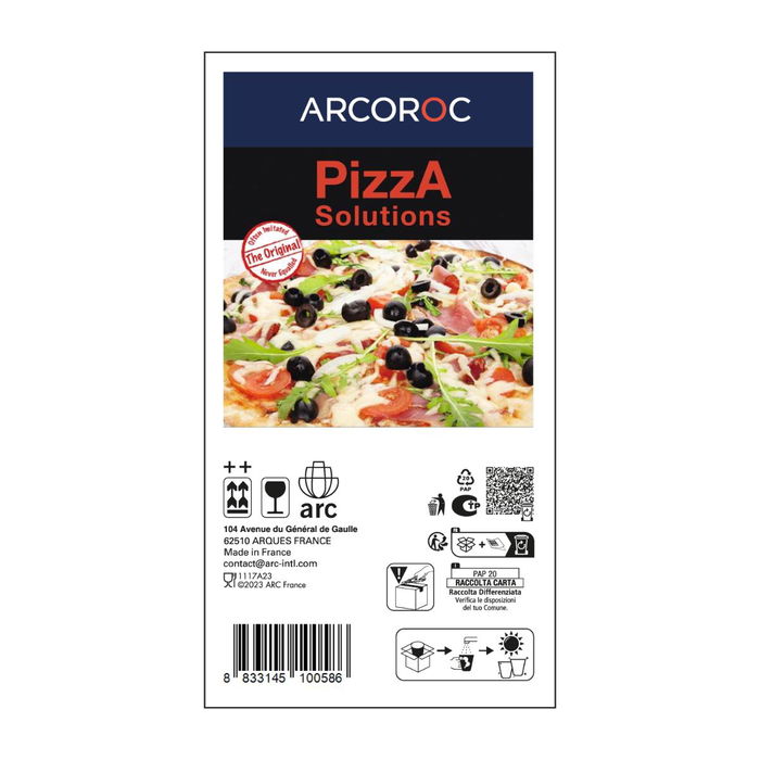 Set 6 Platos Pizza Opal Solution Arcoroc 32 cm