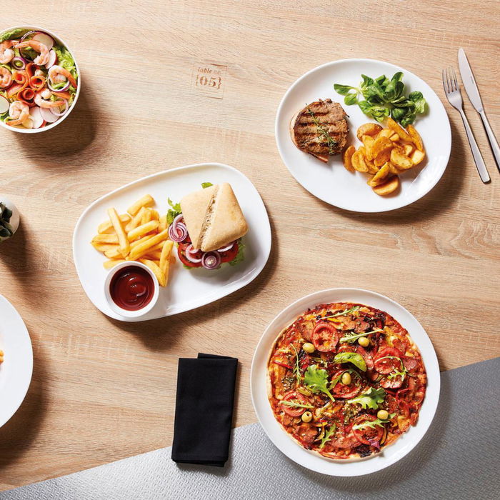 Set 6 Platos Pizza Opal Solution Arcoroc 32 cm