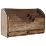 DKD Home Decor Organizador de Mango 30x11x17 Redondeado Natural