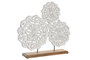 DKD Home Decor Decoración de Estrella en MDF y Metal Blanco 51x9x44 cm