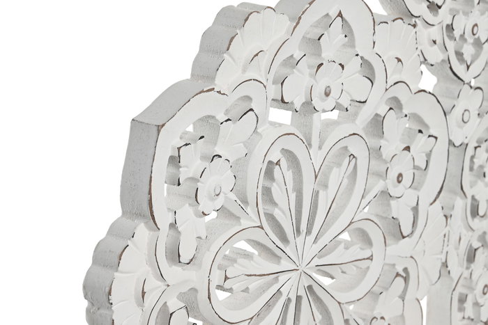 DKD Home Decor Decoración de Estrella en MDF y Metal Blanco 51x9x44 cm DKD Home Decor Decoración de Estrella en MDF y Metal Blanco 51x9x44 cm