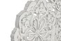 DKD Home Decor Decoración de Estrella en MDF y Metal Blanco 51x9x44 cm
