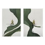 DKD Home Decor Cuadro Lienzo Resina Hombre (Pack de 2)
