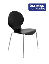 Piqueras Y Crespo Pack 4 sillas Peñas madera negro