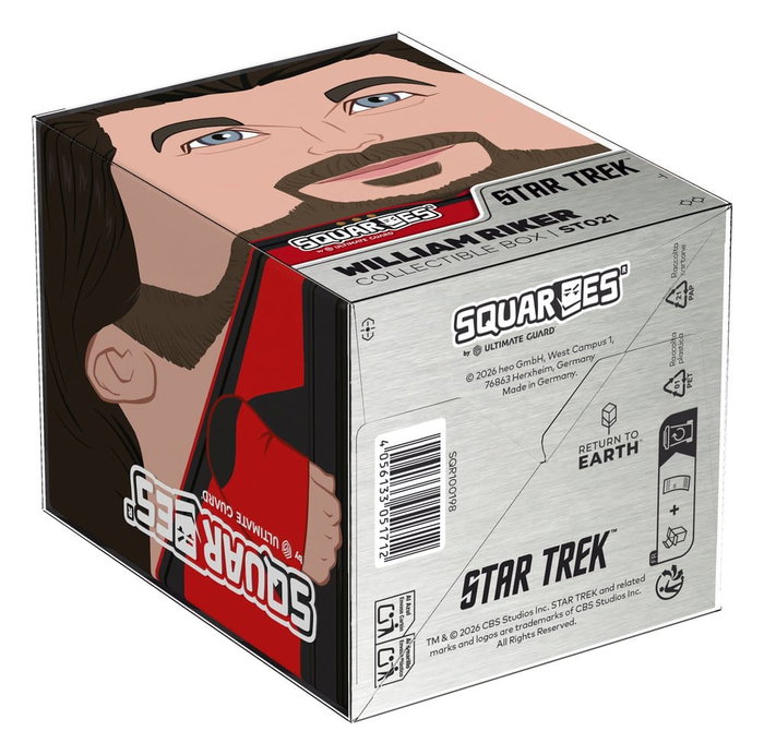 Squaroes Star Trek: The Next Generation ST021 - William Riker Deck Box