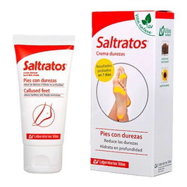 Saltratos Crema para Pies con Durezas 50 ml - Reduce Durezas, Hidrata y Previene su Reaparición con Urea y Ácido Glicólico