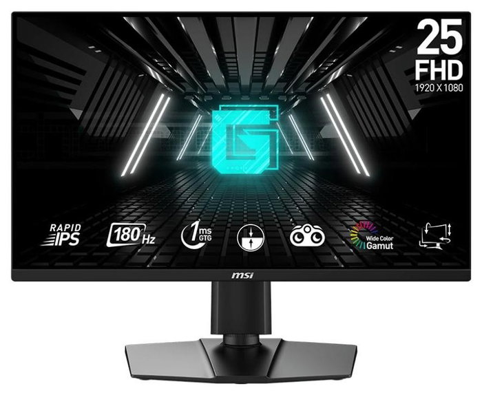 MSI G255PF E2 Monitor Gaming 24.5 pulgadas Rapid IPS 180Hz Full HD MSI G255PF E2 Monitor Gaming 24.5 pulgadas Rapid IPS 180Hz Full HD