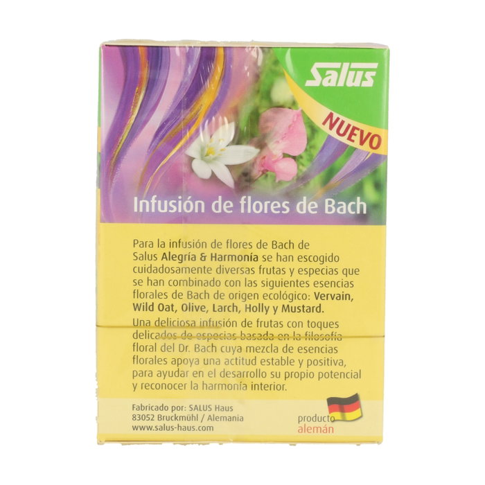 Salus Infusión Flores de Bach Alegría y Armonía 15 bolsitas infusoras
