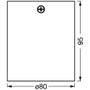 Ledvance Luminaria de Superficie GU10 IP20 Metal Blanca - [LVE-4058075758681]