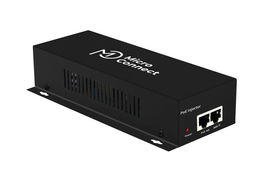 MicroConnect POEINJ-60W Inyector PoE de 60W 802.3af/at para Datos y Energía en Cable Ethernet