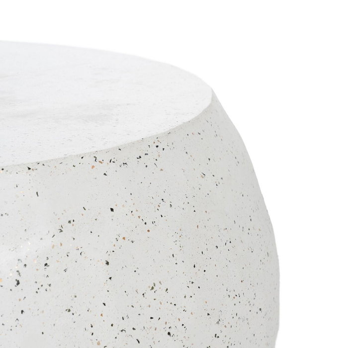 Ixia Mesa de Centro Beige Cemento 92 x 92 x 45 cm