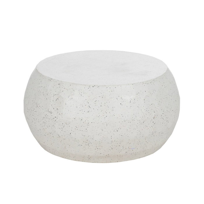 Ixia Mesa de Centro Beige Cemento 92 x 92 x 45 cm