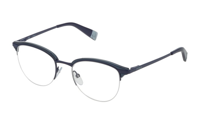 Furla VFU1855001HR Gafas de Vista Azul para Mujer Furla VFU1855001HR Gafas de Vista Azul para Mujer