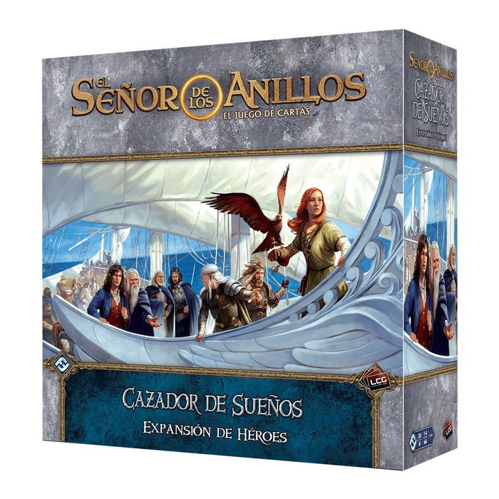 Fantasy Flight Games El Señor de los Anillos LCG El Cazador de Sueños Expansión de Héroes MEC110ES Juego de Cartas Español Fantasy Flight Games El Señor de los Anillos LCG El Cazador de Sueños Expansión de Héroes MEC110ES Juego de Cartas Español