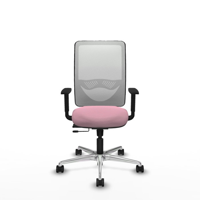 PIQUERAS Y CRESPO Silla de oficina Zulema Rosa y Blanca con mecanismo Sincro/Traslack PIQUERAS Y CRESPO Silla de oficina Zulema Rosa y Blanca con mecanismo Sincro/Traslack