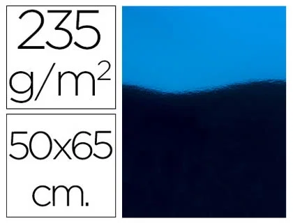 Liderpapel Cartulina Metalizada Azul 50x65 cm 235g/m2 Liderpapel Cartulina Metalizada Azul 50x65 cm 235g/m2