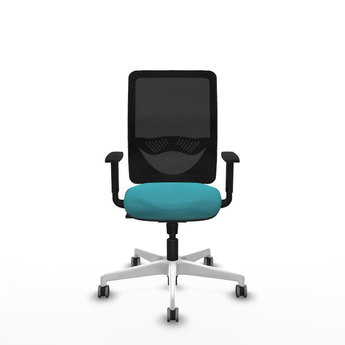 PIQUERAS Y CRESPO Silla de oficina Zulema con mecanismo Sincro, Turquesa y Negro PIQUERAS Y CRESPO Silla de oficina Zulema con mecanismo Sincro, Turquesa y Negro