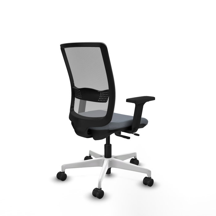 PIQUERAS Y CRESPO Silla de oficina Haches Gris con mecanismo Sincro/Traslack