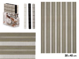 Kinvara Salvamantel 30x45 cm Calado Surtidos Neutros PVC/Poliéster (Set de 48)