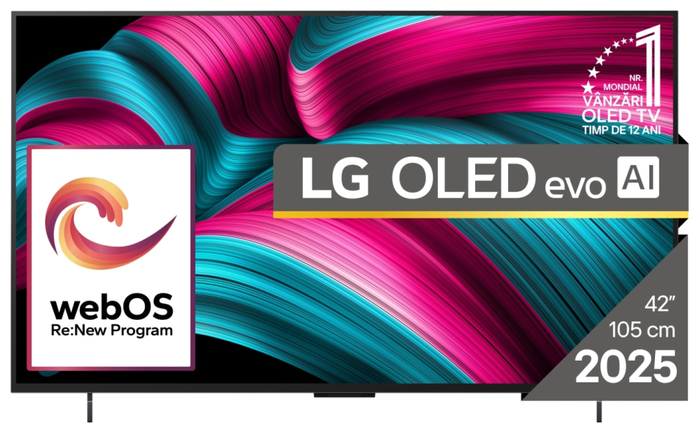 LG OLED42C51LA OLED evo AI Smart TV 42 pulg. 4K UHD Negro LG OLED42C51LA OLED evo AI Smart TV 42 pulg. 4K UHD Negro