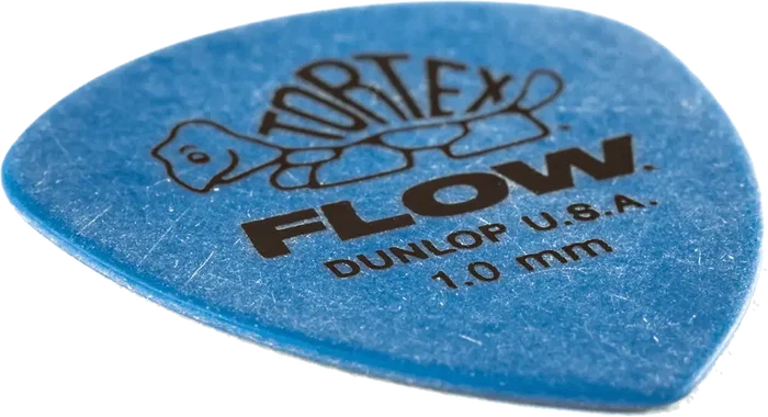 DUNLOP Tortex Flow 1.00 mm Pack de 12 Púas para Guitarra