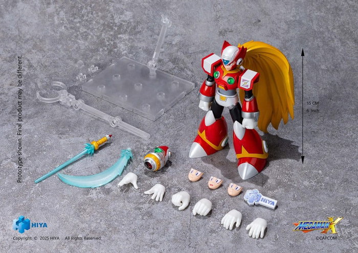 Hiya Toys Mega Man X Figura Exquisite Basic Zero 15 cm