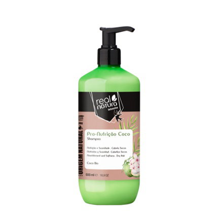 Real Natura Champú Sin Sal Pro-Nutrição Extra Coco 500ml Real Natura Champú Sin Sal Pro-Nutrição Extra Coco 500ml