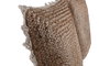 DKD Home Decor Cojín Yute y Macramé Marrón 45x45x15 cm