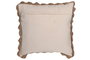 DKD Home Decor Cojín Yute y Macramé Marrón 45x45x15 cm