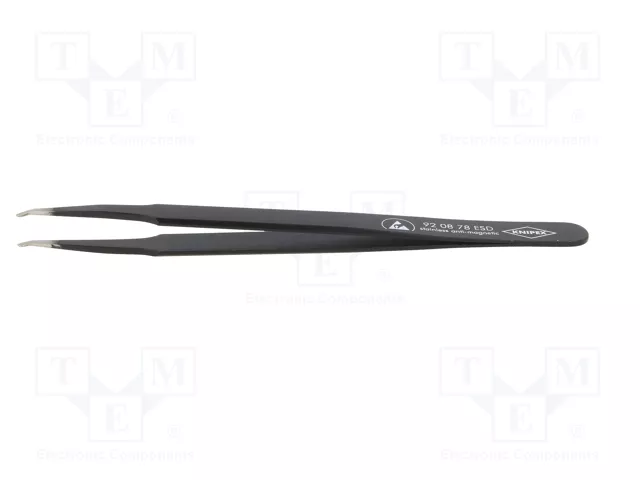 KNIPEX Pinza acodada ESD de precisión