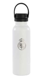 Botella Térmica Real Madrid C.F. Blanco Gris Poliéster Silicona Acero Inoxidable